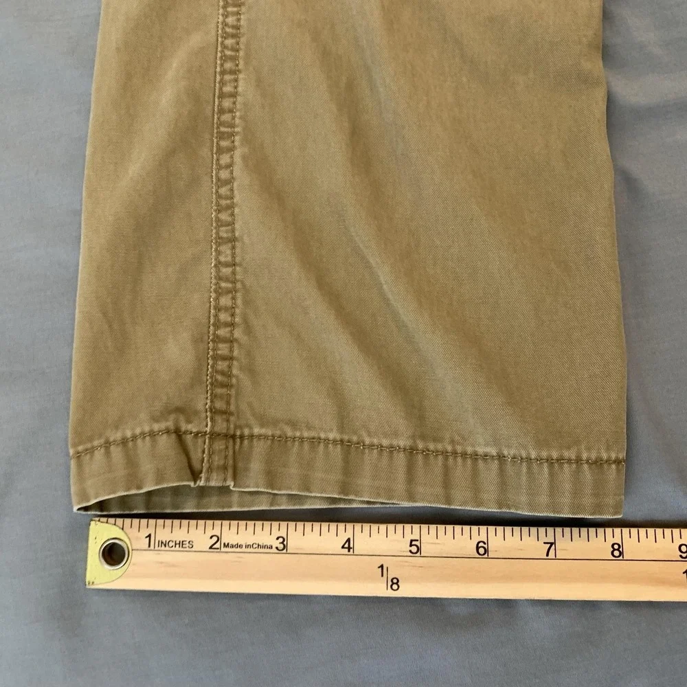 Levi's Cargo Pants Mens 34x30 Beige Cotton Loose Fit Canvas Workwear Utility